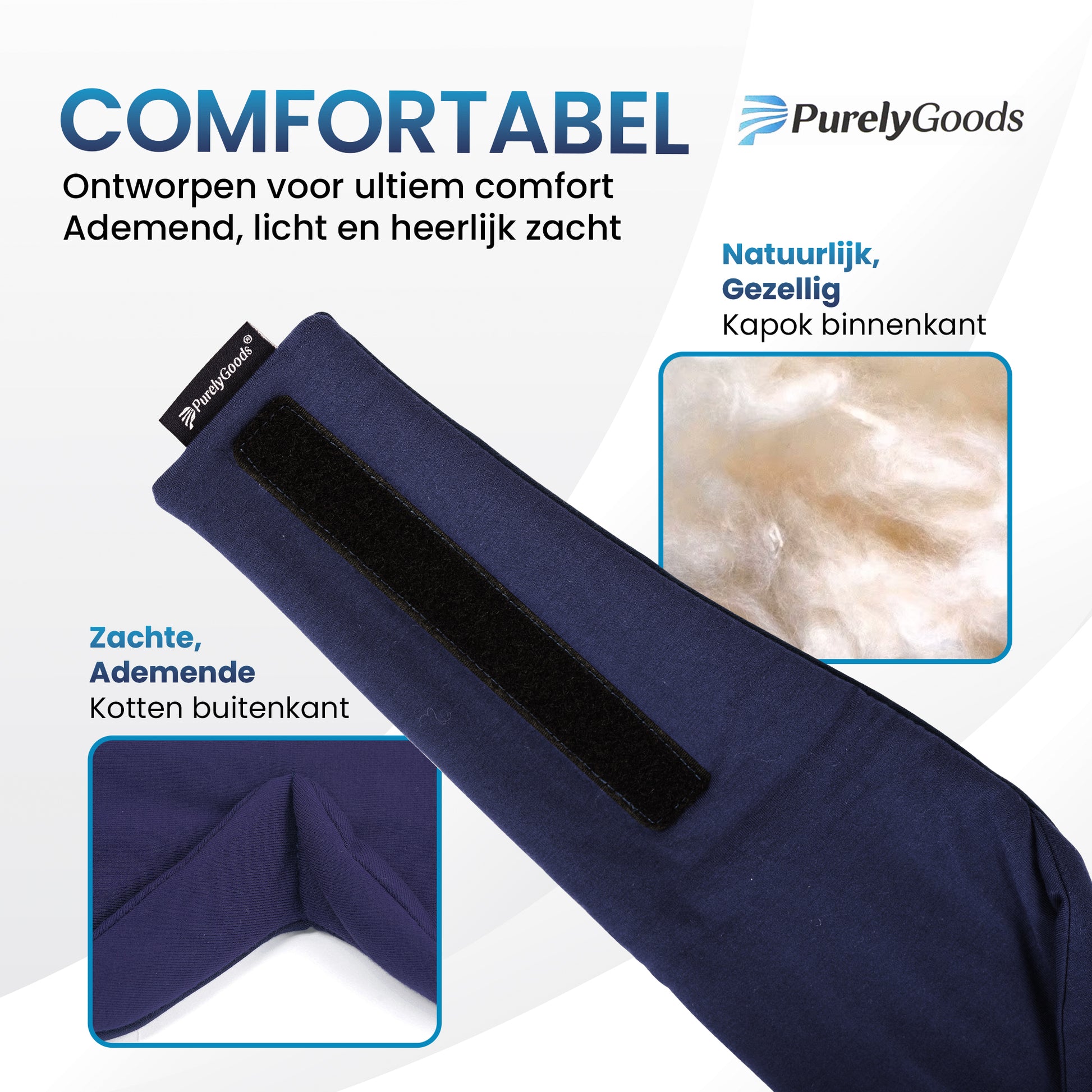PurelyGoods slaapmasker gemaakt van katoen