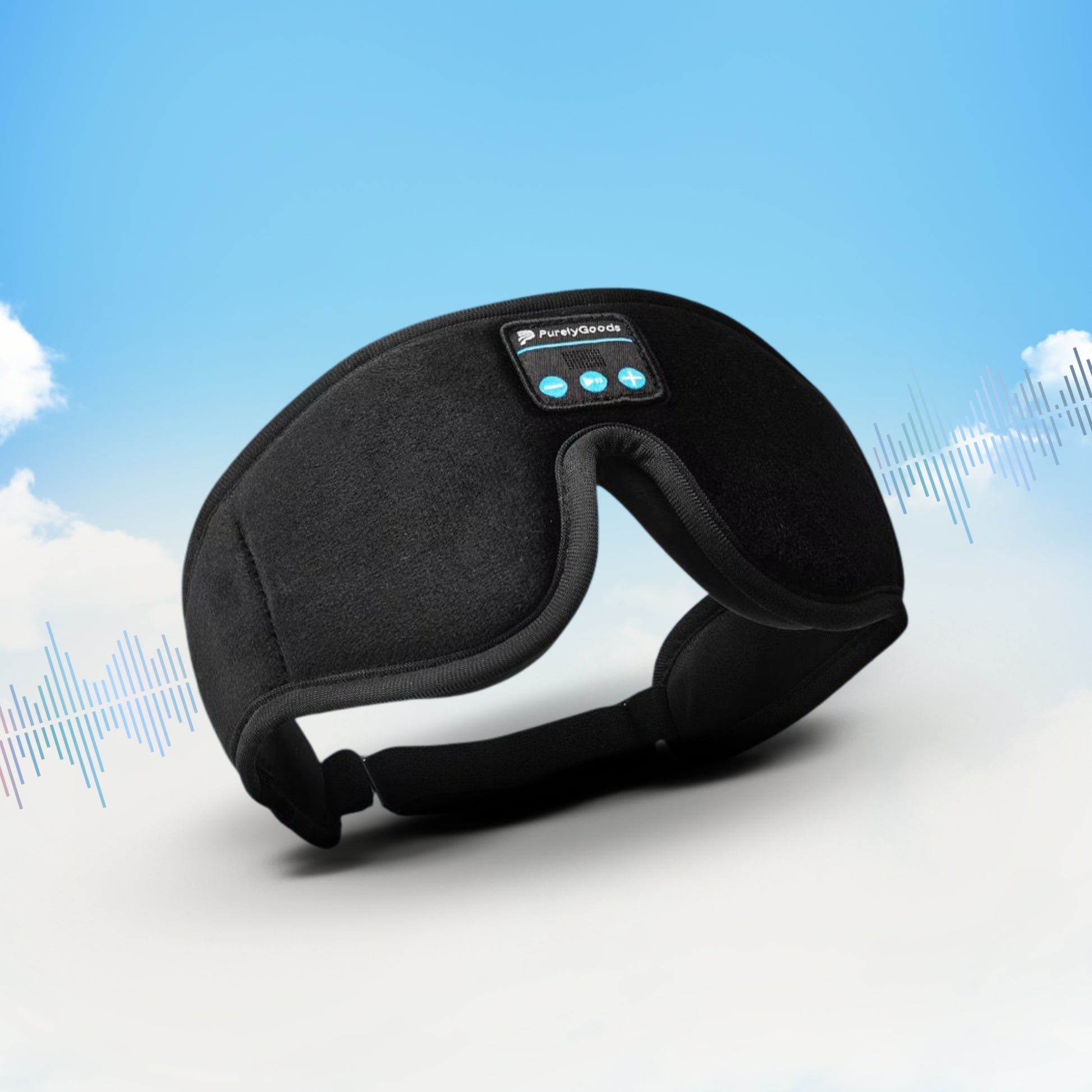 Purelygoods slaapmasker koptelefoon render product