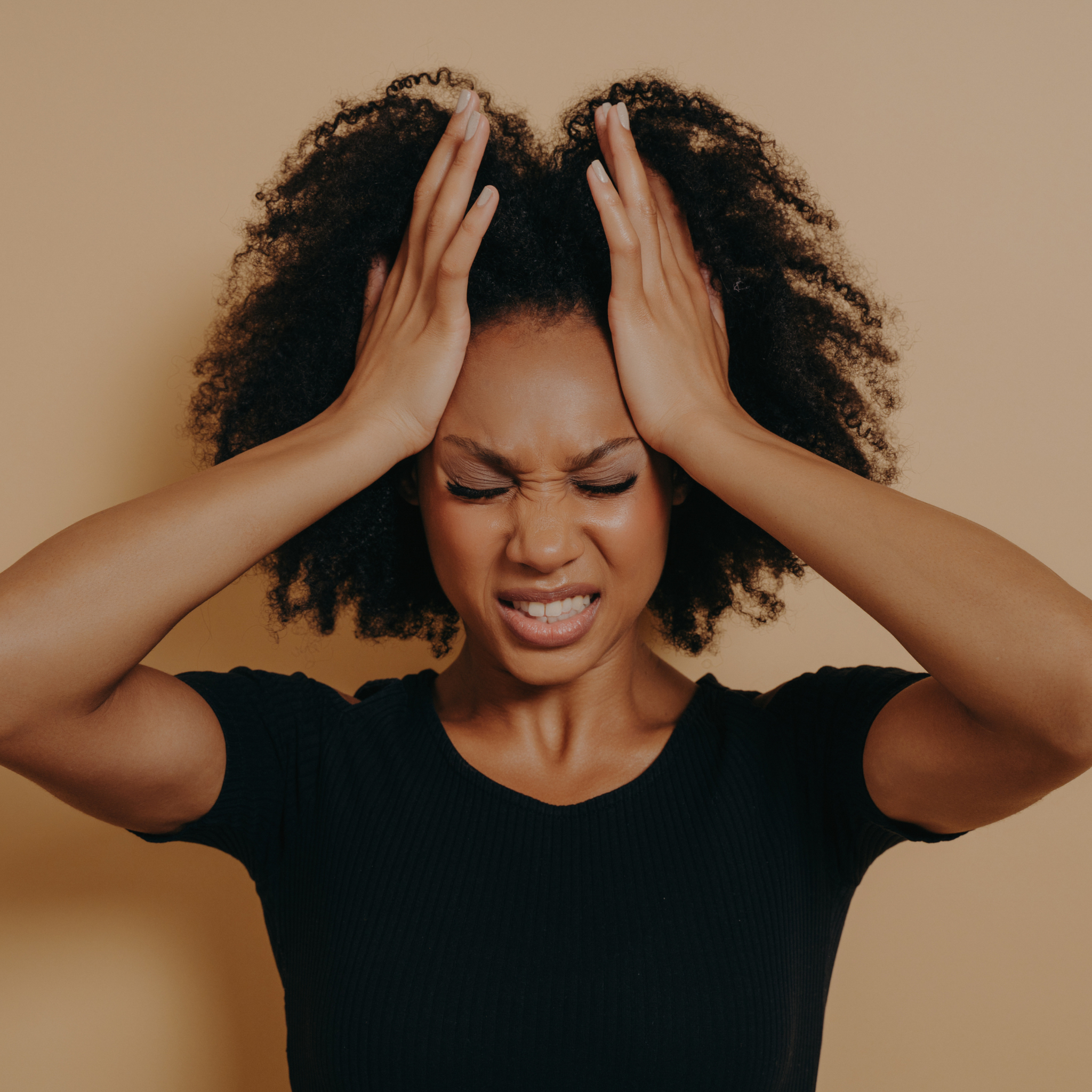 Vrouw ervaart slechte slaap door stress