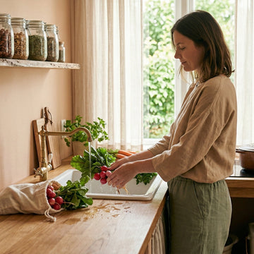 De pure keuken: duurzaam genieten van smaak en rust