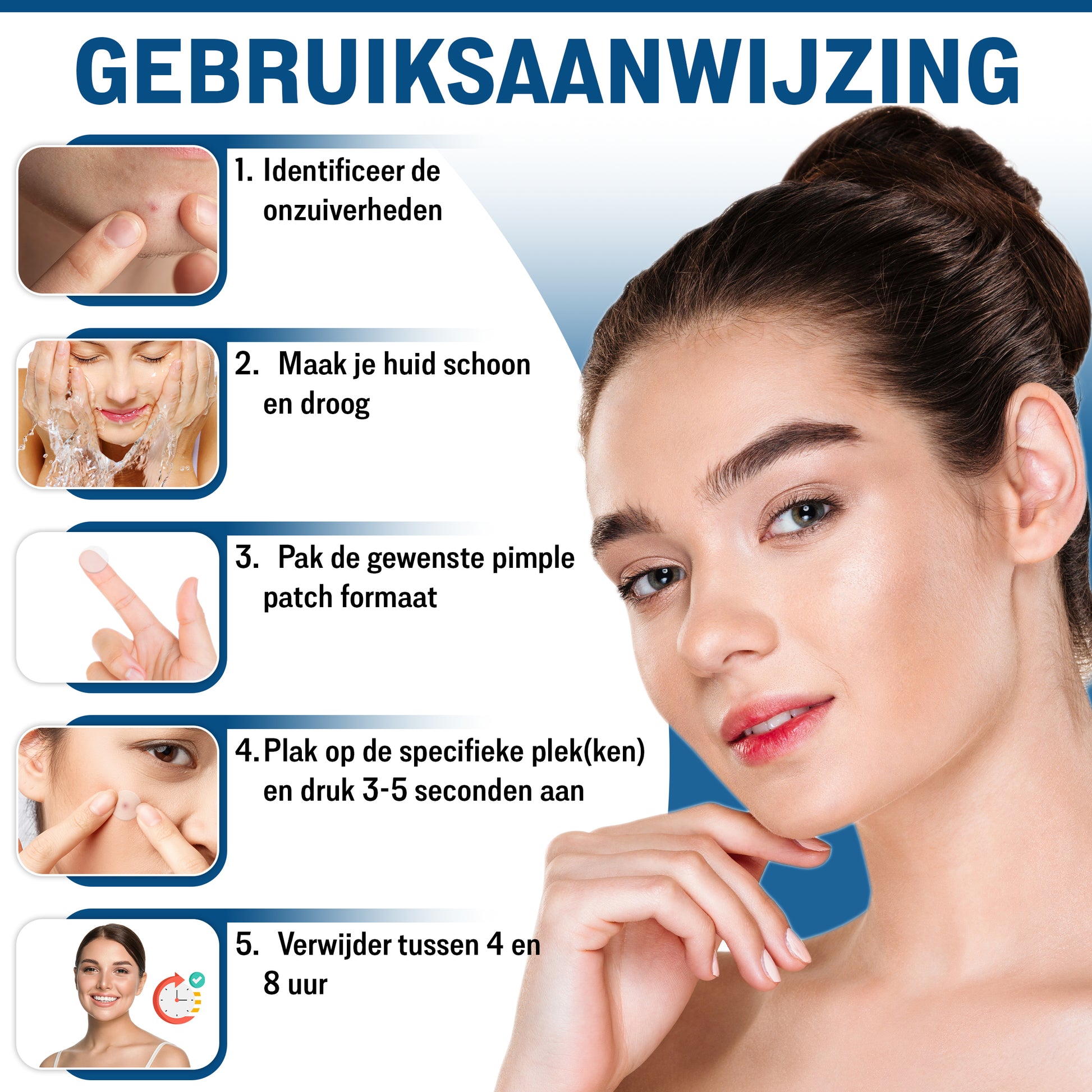 pimple patches gebruiken