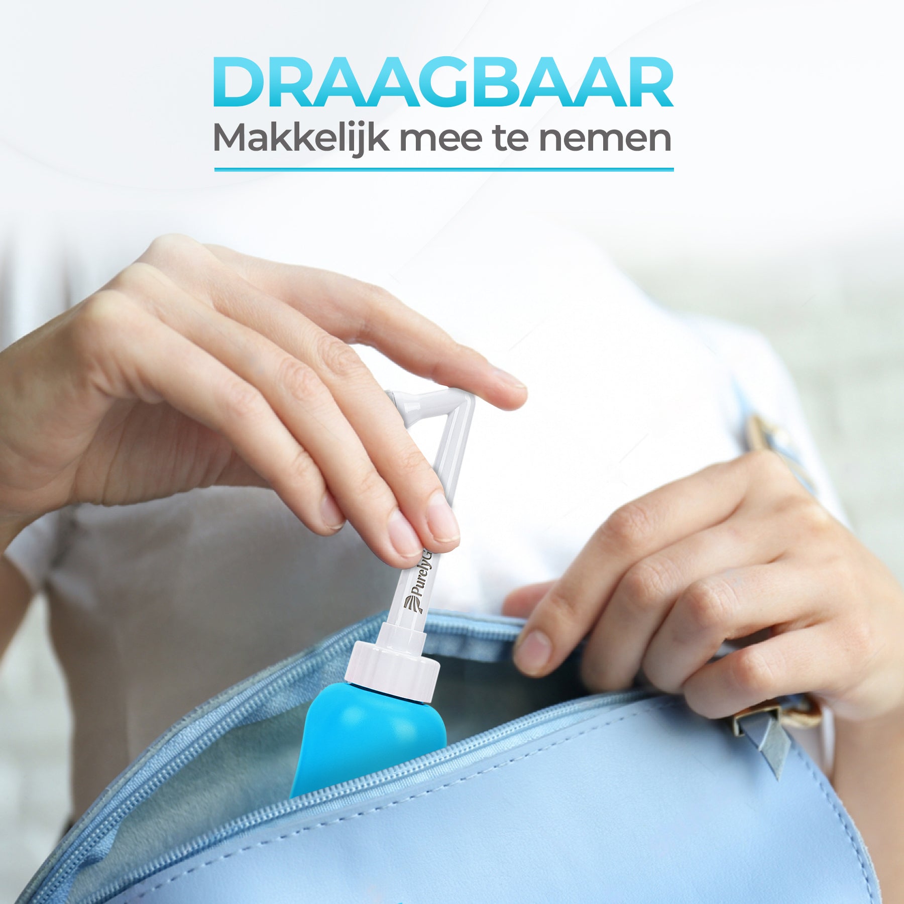 Draagbare bidet PurelyGoods blauw