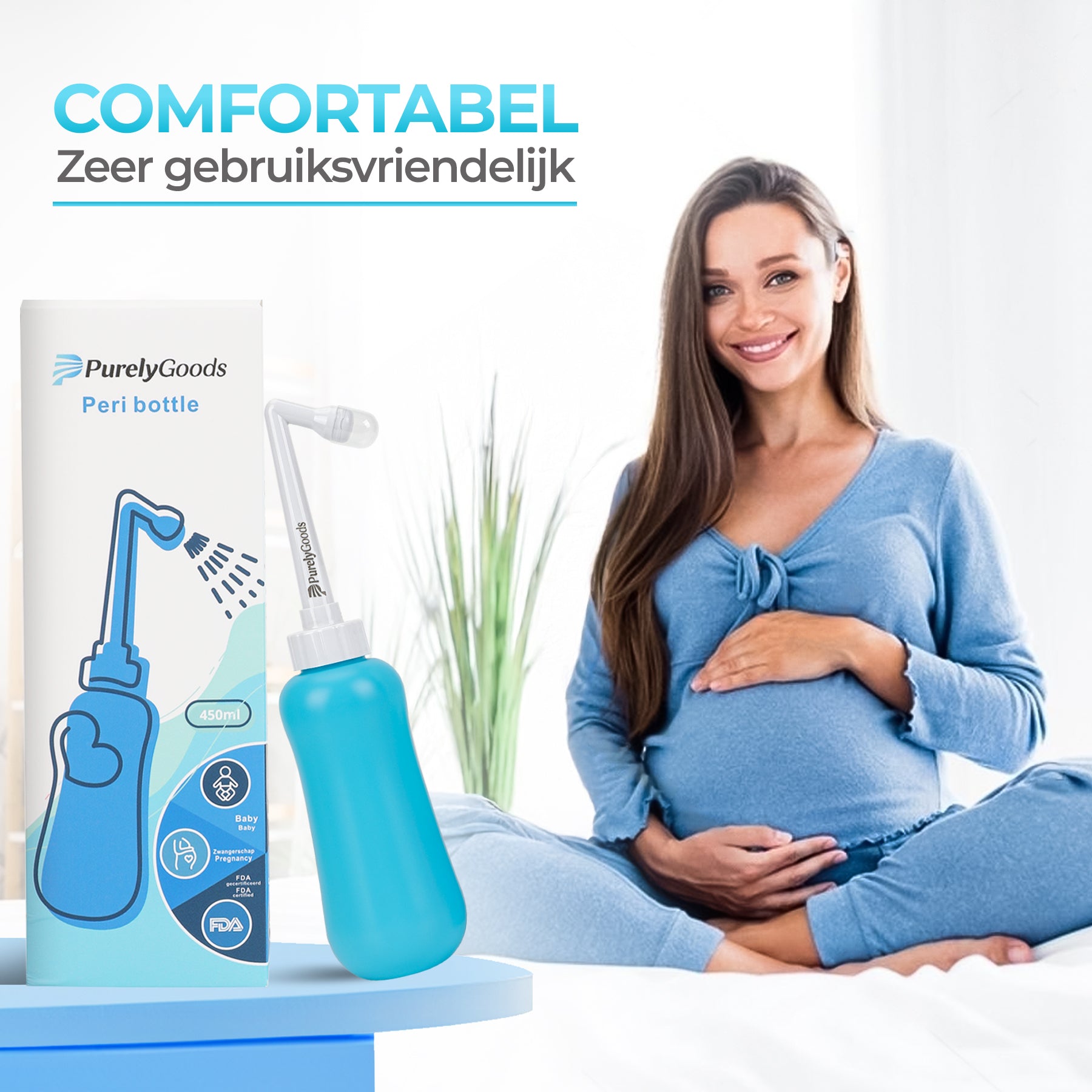 peri bottle voor zwangere vrouw