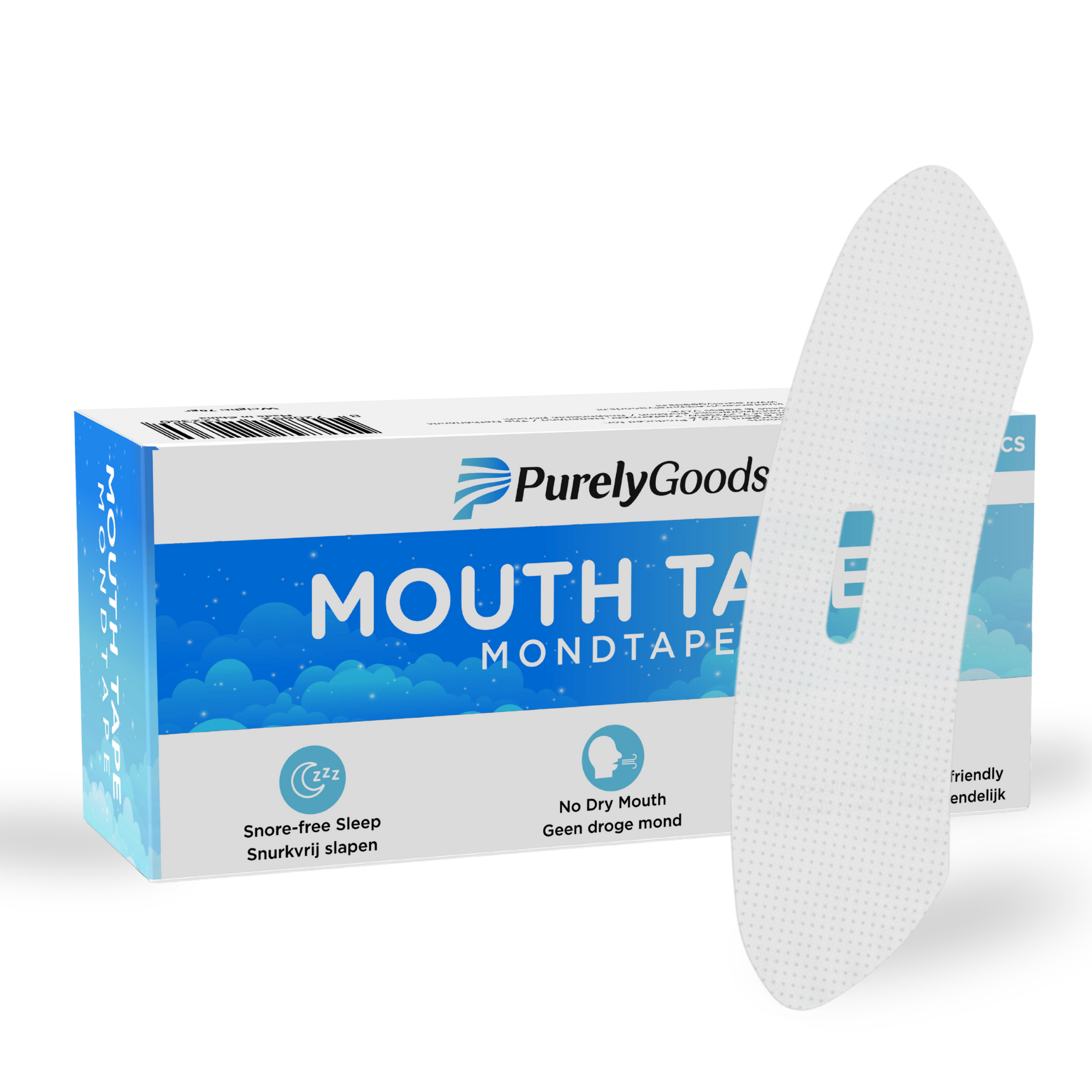 PurelyGoods mond tape slaap 90 stuks verpakking
