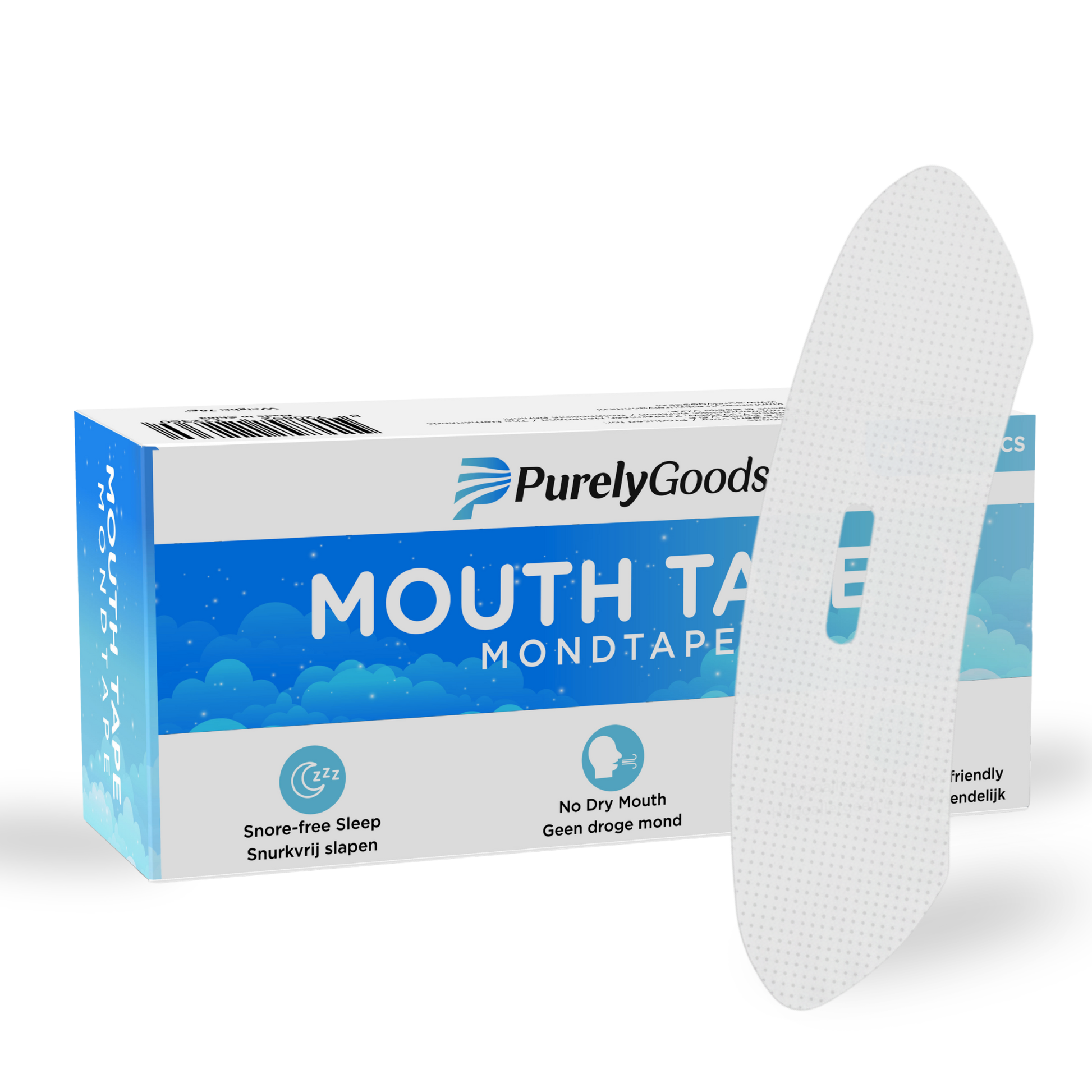 PurelyGoods mond tape slaap 90 stuks verpakking