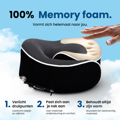 PurelyGoods nekkussen van traagschuim voor ondersteuning