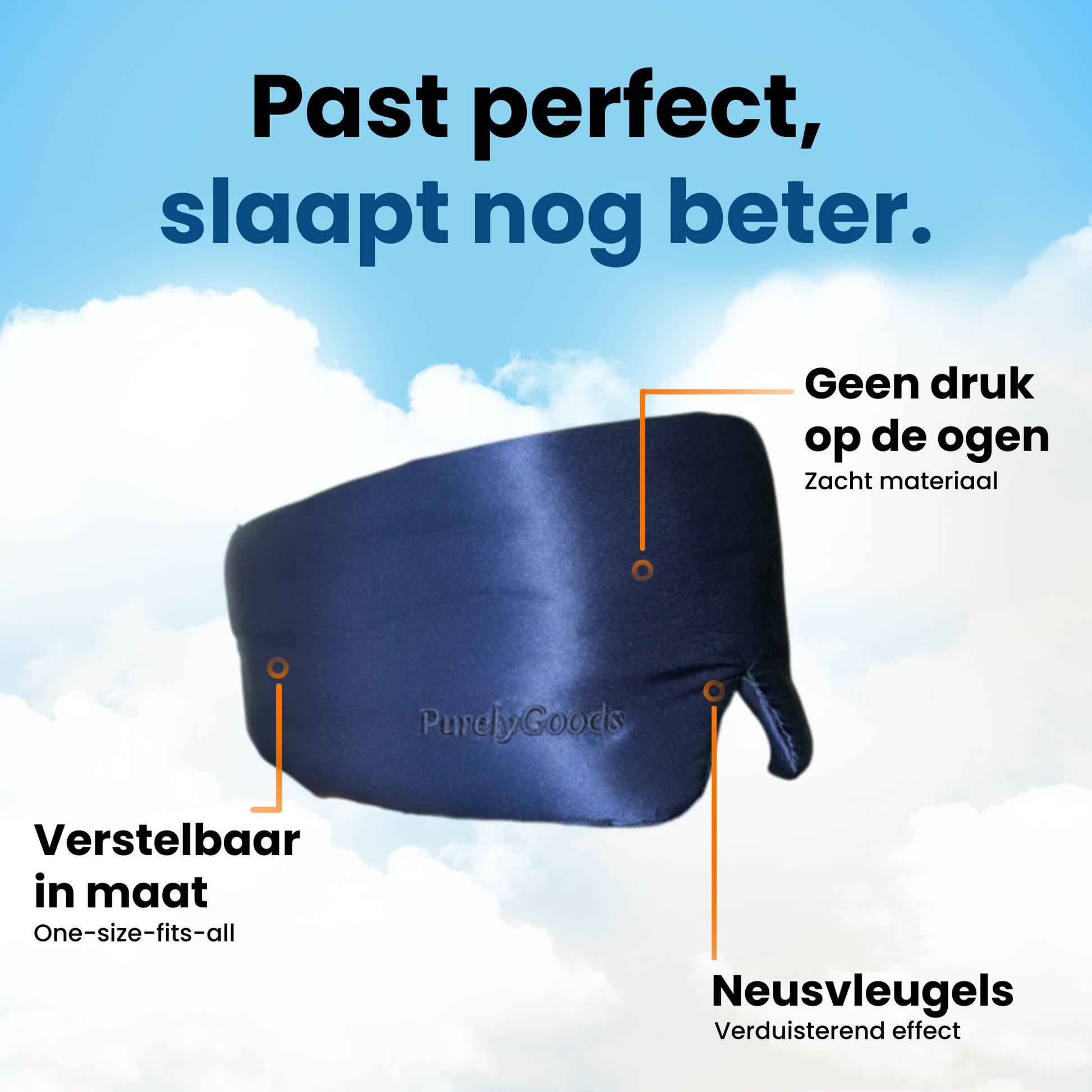 PurelyGoods zijden slaapmasker eigenschappen en voordelen