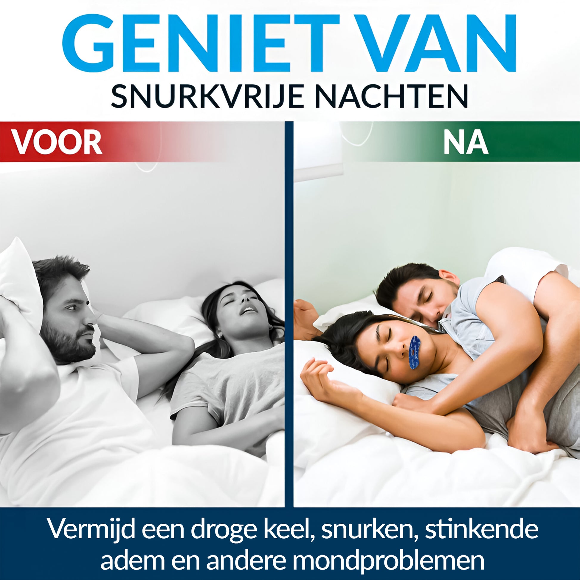 Voorkom snurken met PurelyGoods mondpleisters