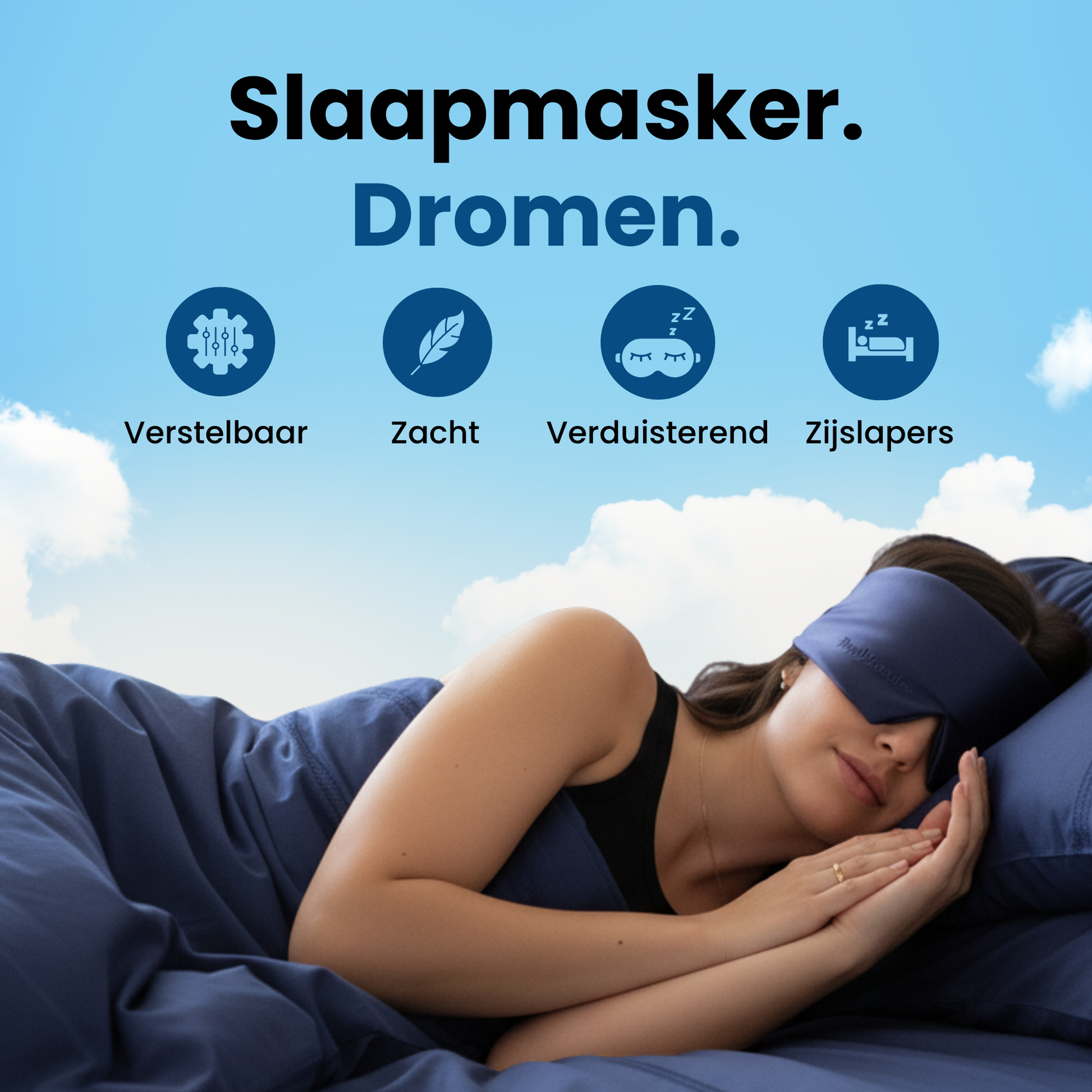 Zijden slaapmasker PurelyGoods uniekheden weeregegeven