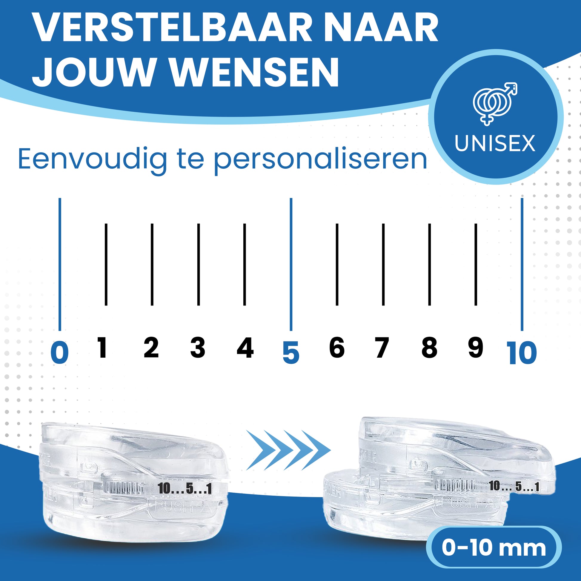 PurelyGoods anti-snurkbeugel – verstelbaar mondstuk tegen snurken, unisex ontwerp eenvoudig te personaliseren

