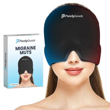 PurelyGoods migraine masker met verpakking – verkoelend hoofdpijn masker
