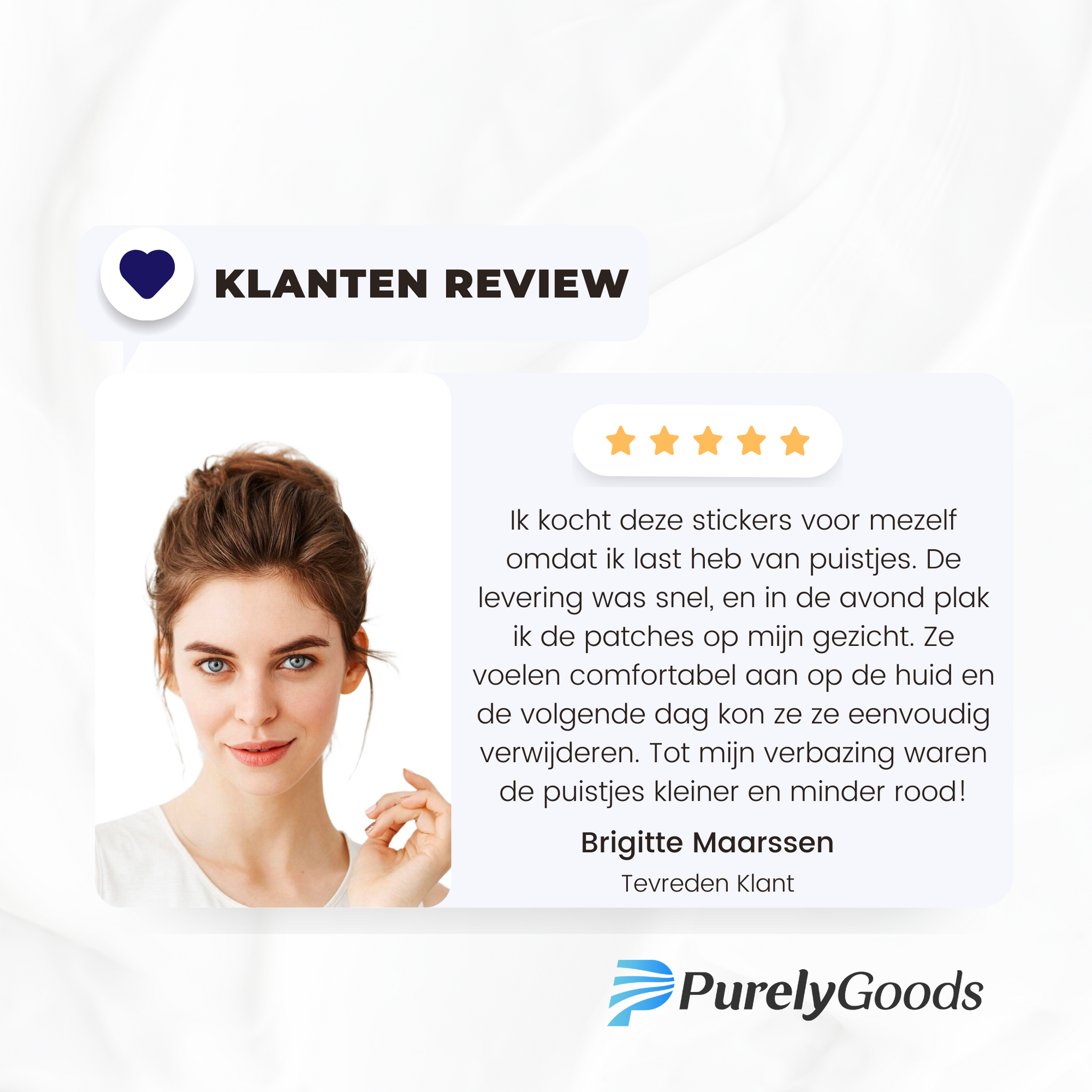 Klantreview PurelyGoods pimple patches – puistjes pleisters getest, snelle werking en comfortabele acne behandeling
