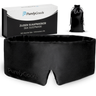 PurelyGoods Zijden Slaapmasker - Zwart